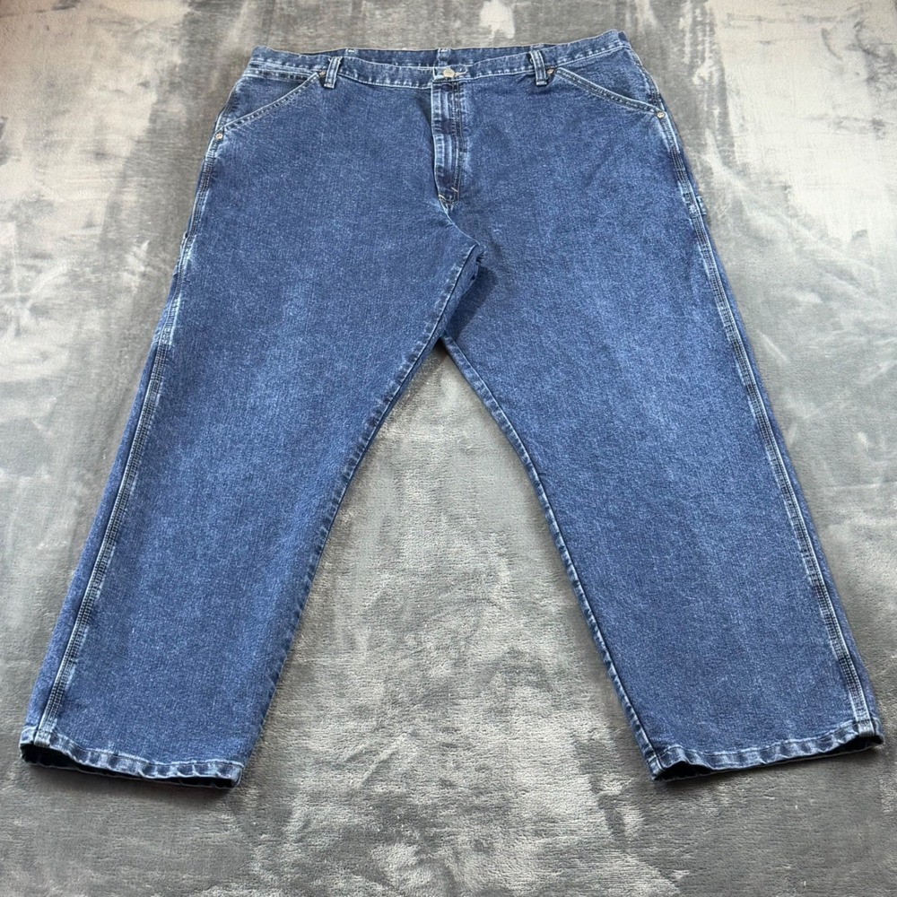 Wrangler Authentic Issue Carpenter Jeans Mens 40x30 Blue Stonewash 94LSWDV